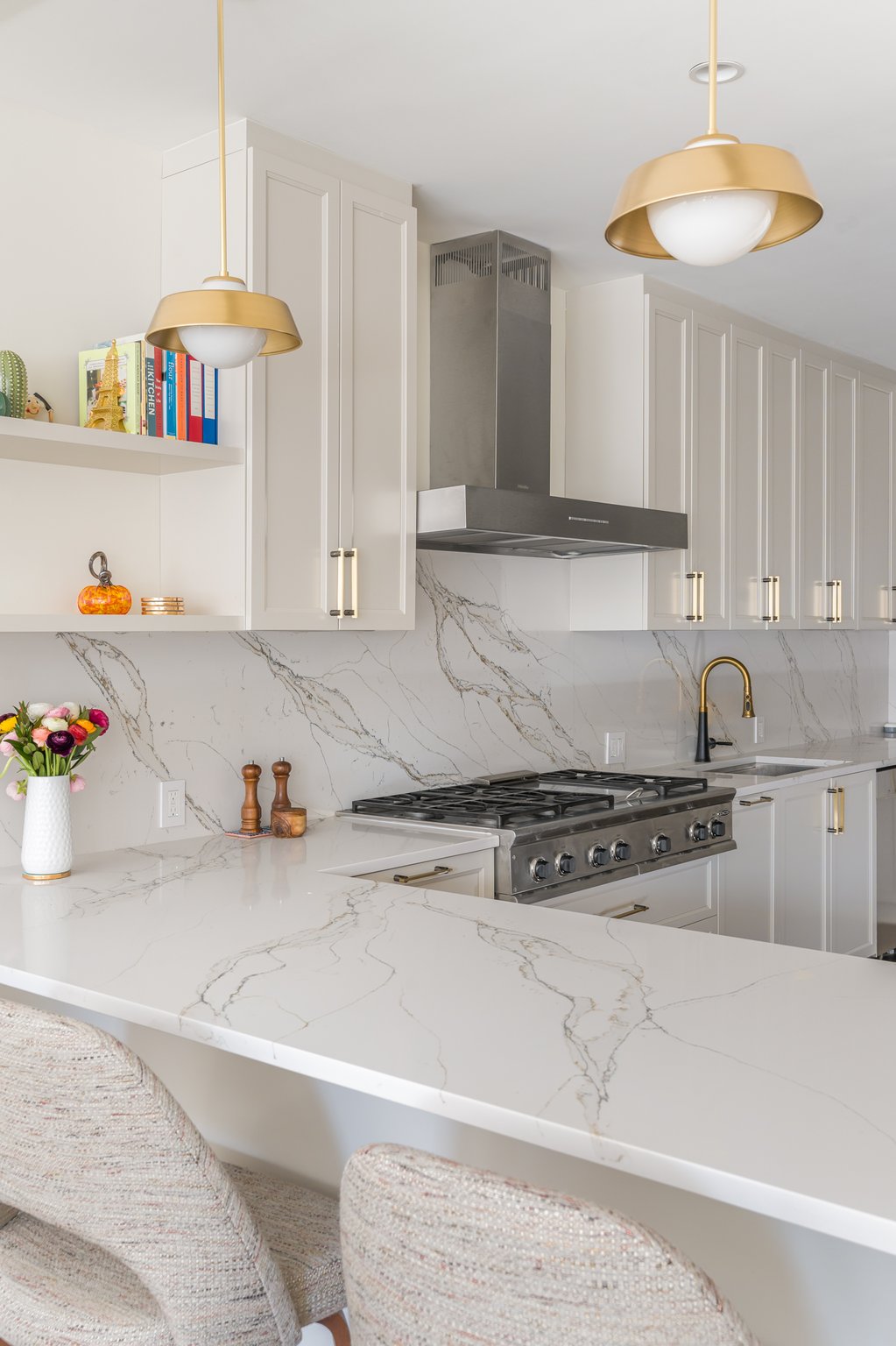 Renovated interior of a luxury condo at 220 Riverside Boulevard on the Upper West Side, Manhattan, by Gallery KBNY (view 3)