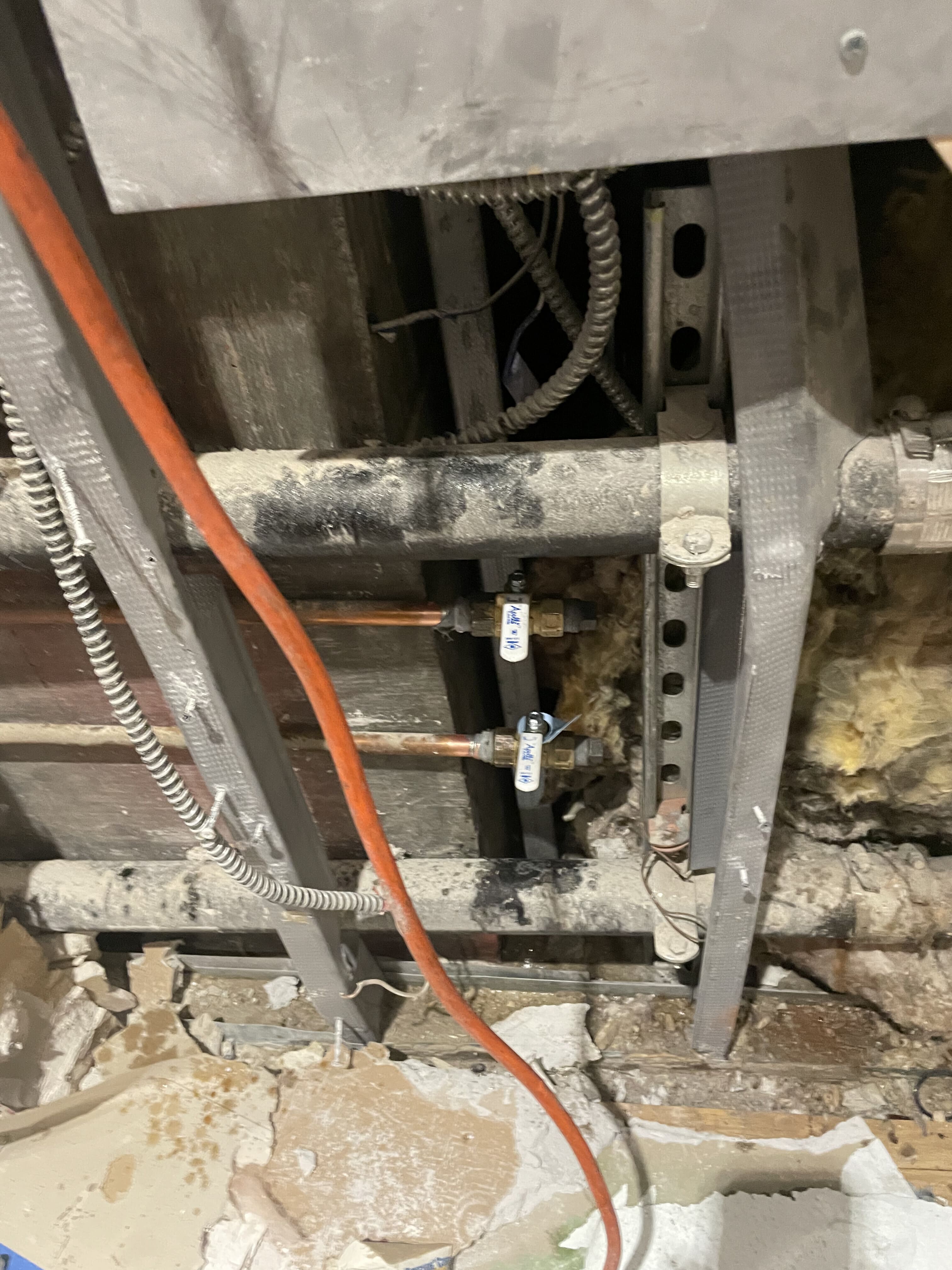 Construction in progress during a luxury condo renovation at 220 Riverside Boulevard on the Upper West Side, Manhattan, by Gallery KBNY (view 12)