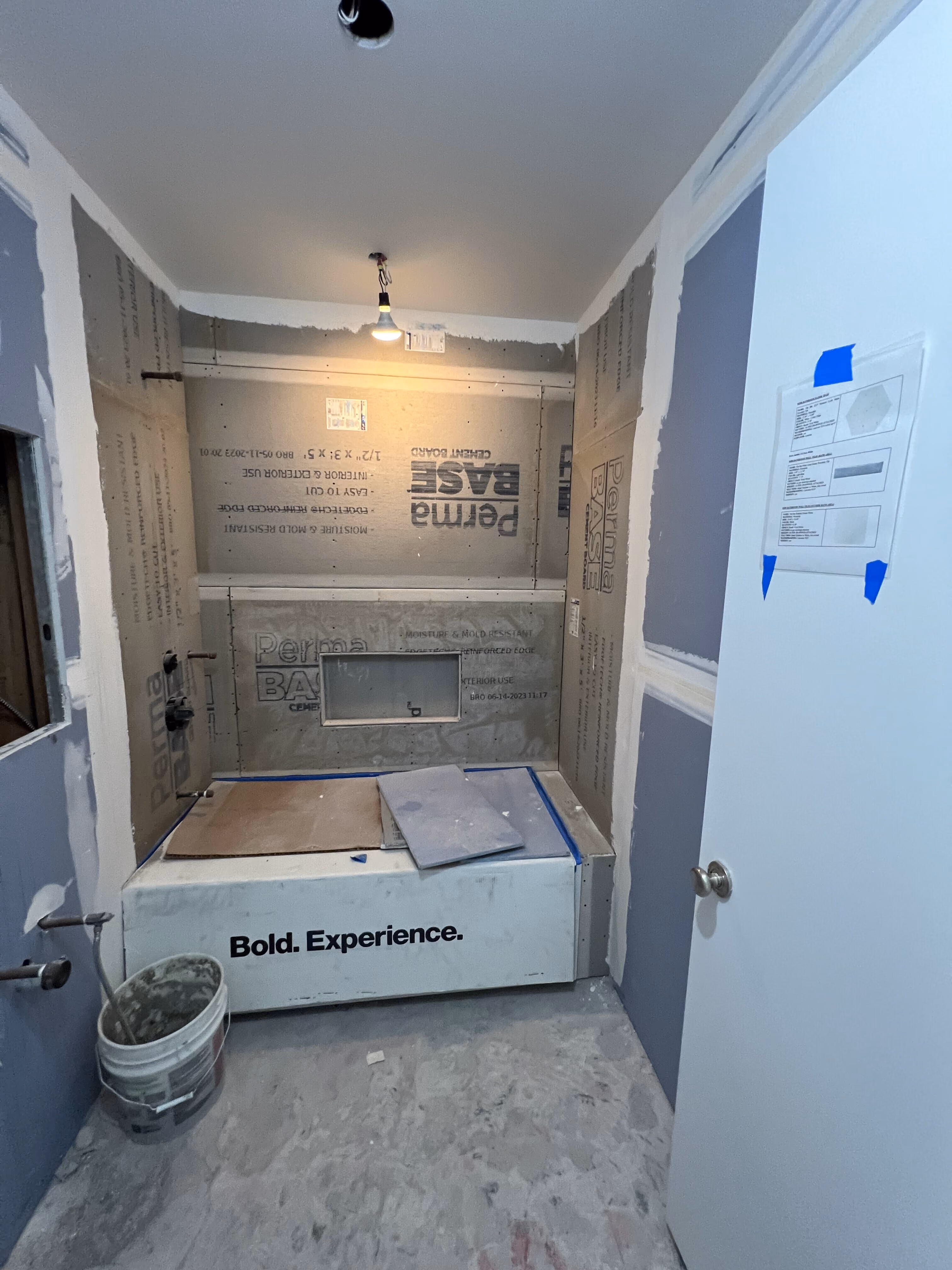 Construction in progress during a luxury condo renovation at 220 Riverside Boulevard on the Upper West Side, Manhattan, by Gallery KBNY (view 5)