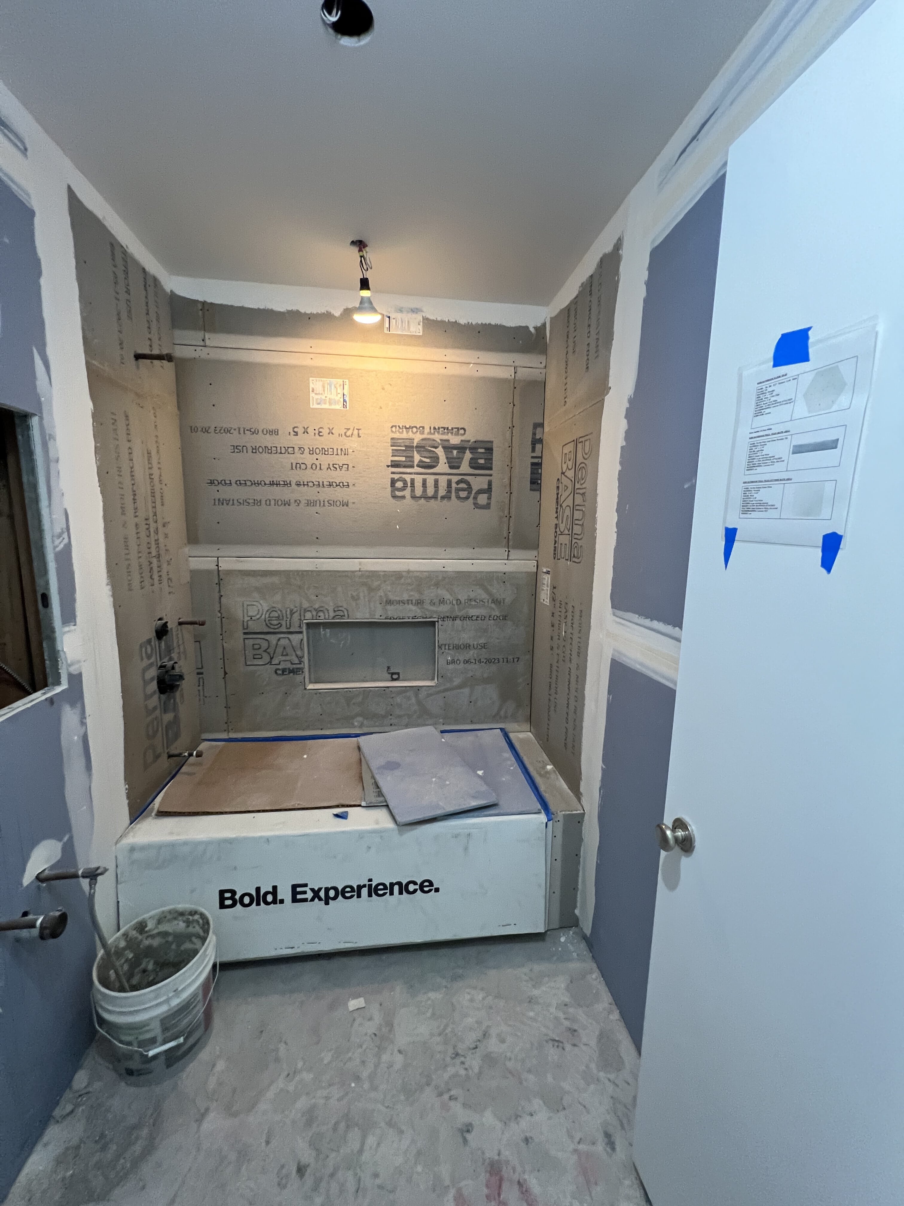 Construction in progress during a luxury condo renovation at 220 Riverside Boulevard on the Upper West Side, Manhattan, by Gallery KBNY (view 5)