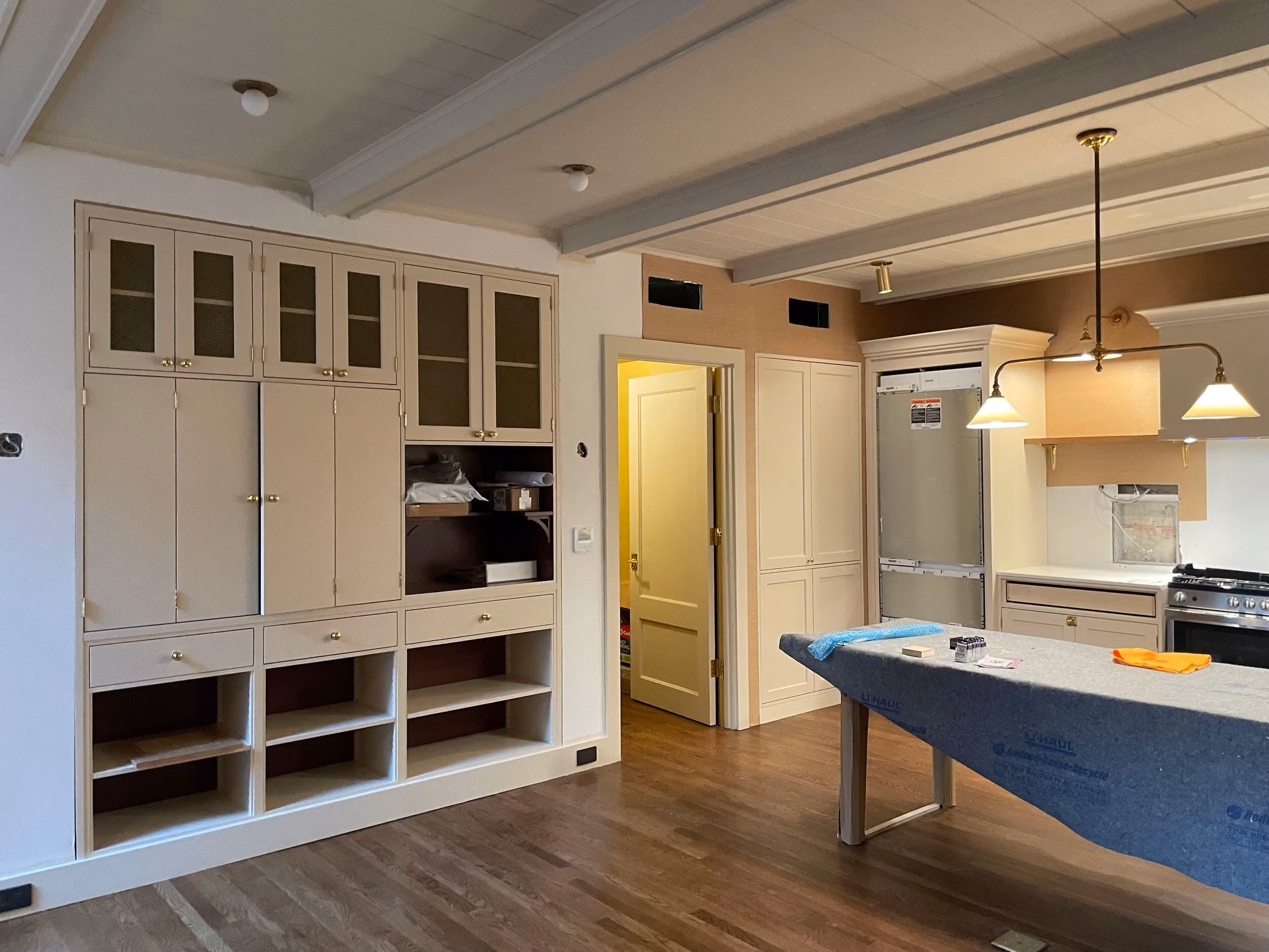 Pre-renovation or in-progress view of a pre-war condo renovation at 17 Cornelia Street in the West Village, Manhattan, by Gallery KBNY (view 22)
