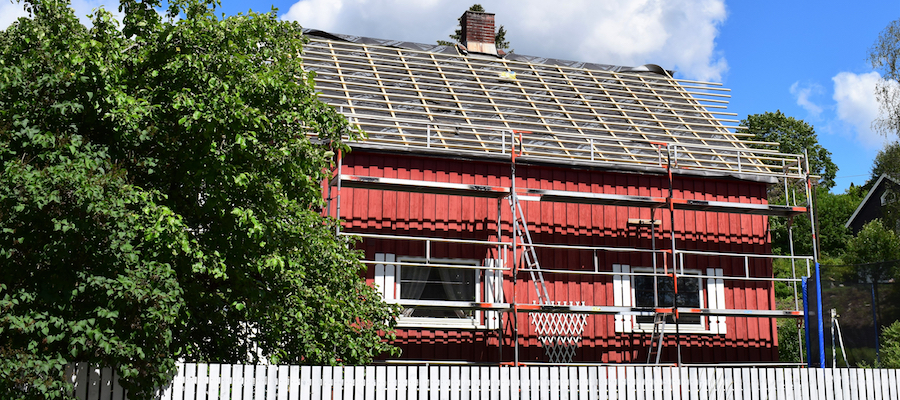 Bygga ut huset