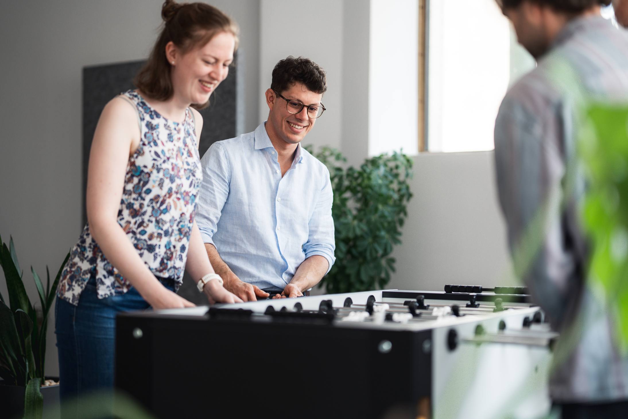Kickern im Büro