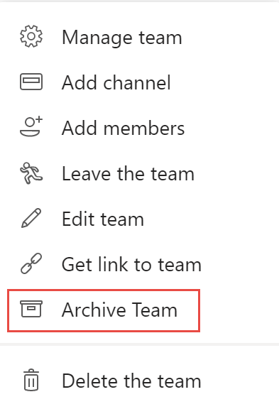 Microsoft Teams Archiving