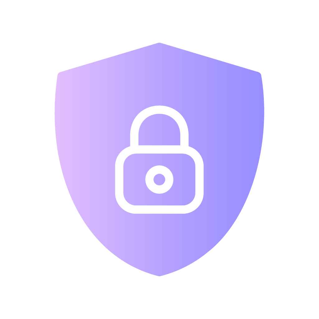 Transparent and secure payment icon
