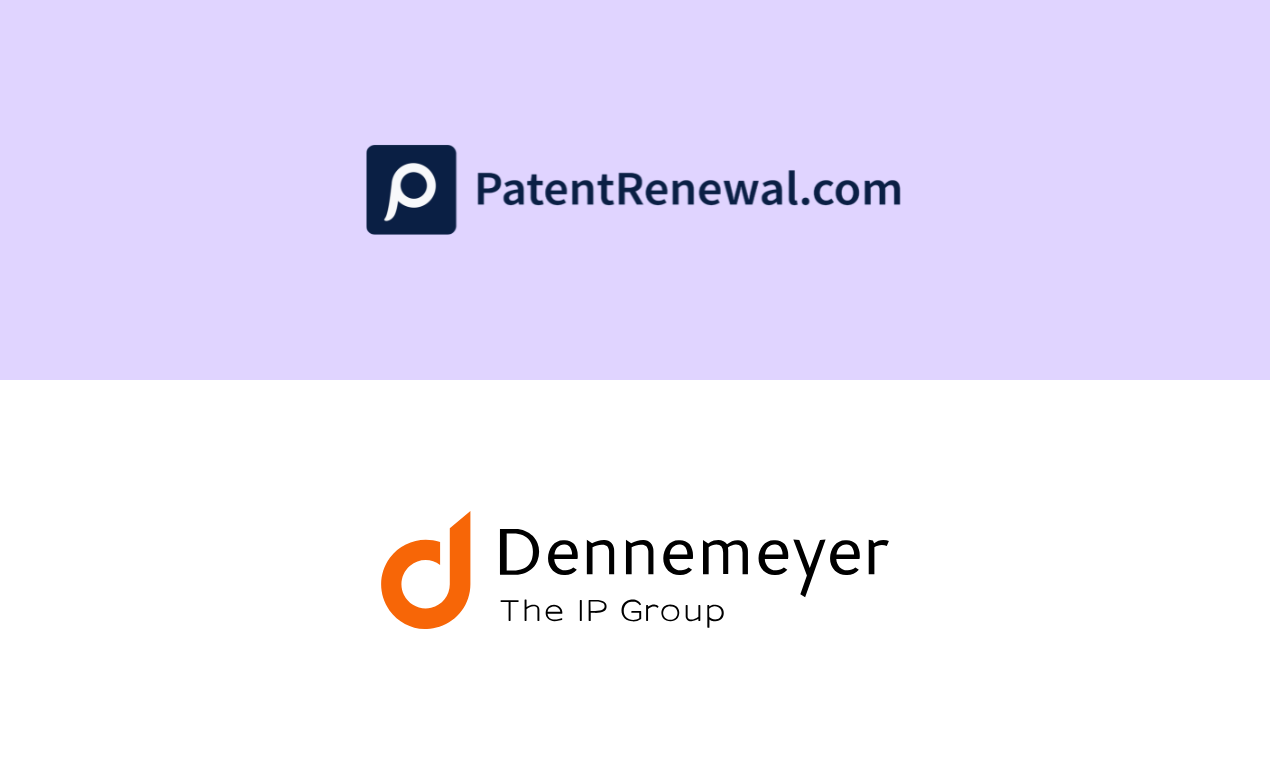 Intellectual property dashboard with IP renewal status and instructions