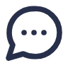 Chat bubble icon for Contact support