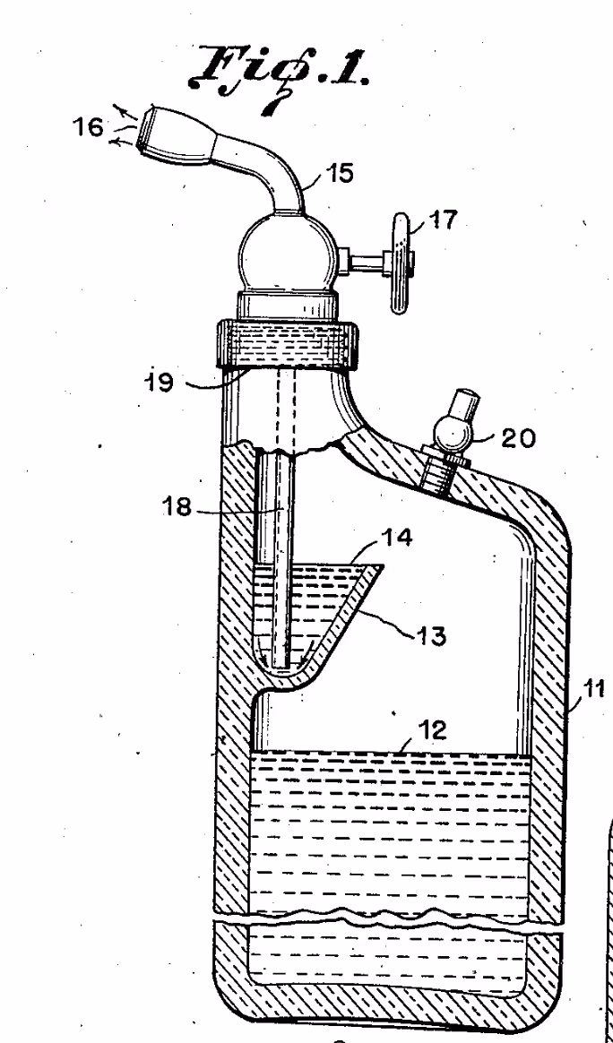 Aerosol bomb patent