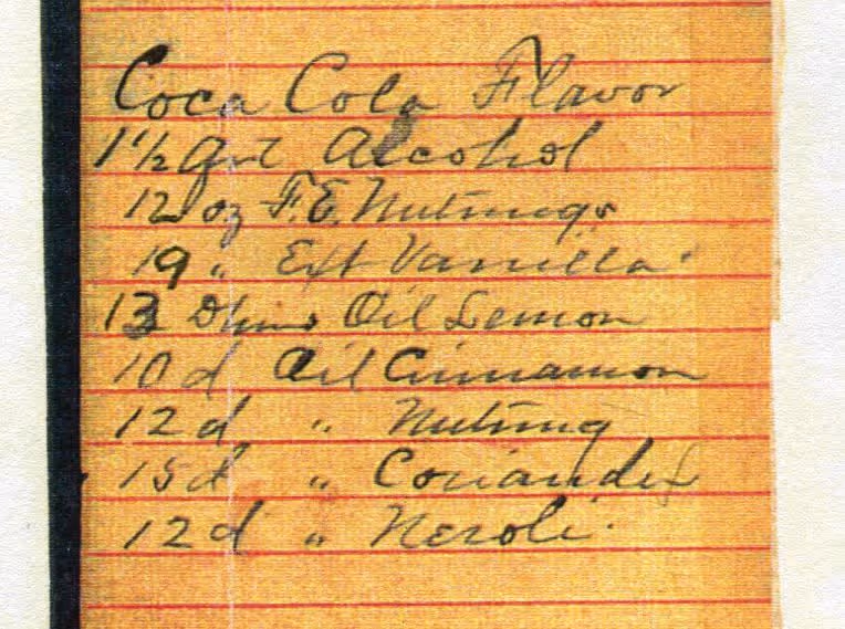Coca-Cola recipe