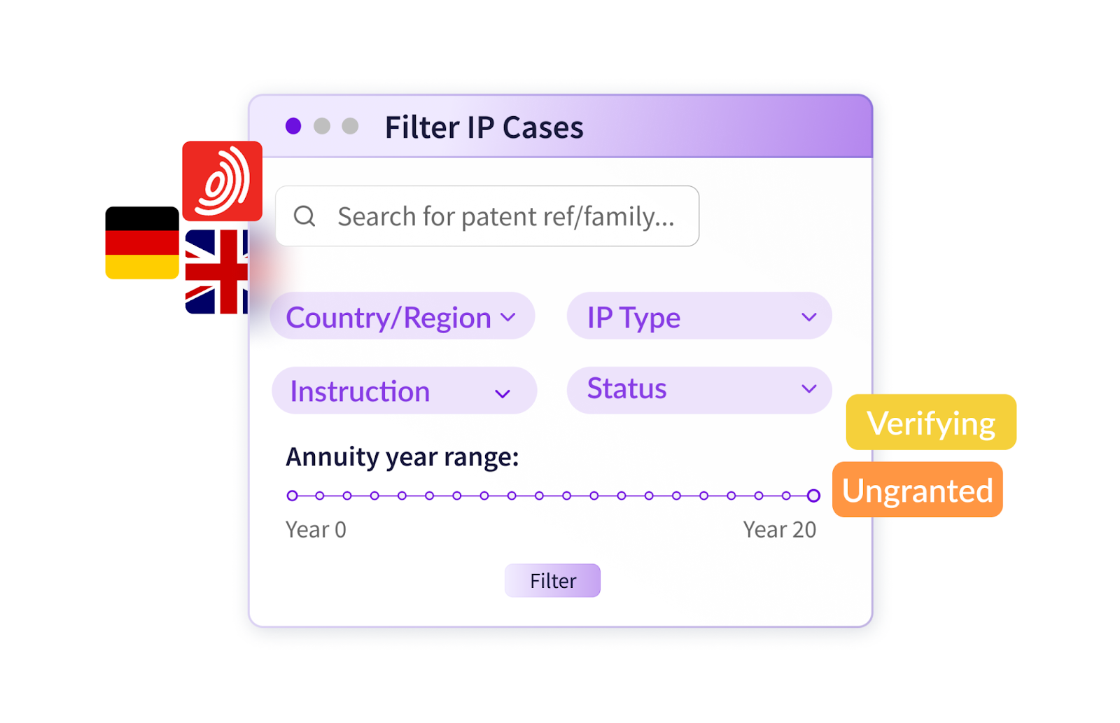 Patent filter