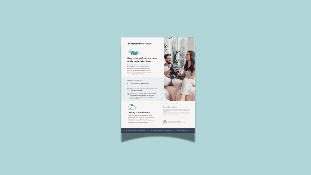 Homeward Mortgage No Fee Refinance
