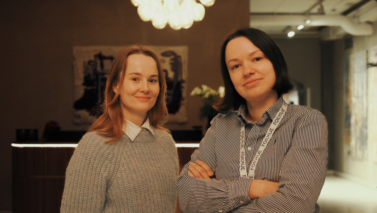 Strise CEO Marit Rødevand and Formue leadership pictured together after announcing their collaboration to modernize client due diligence.