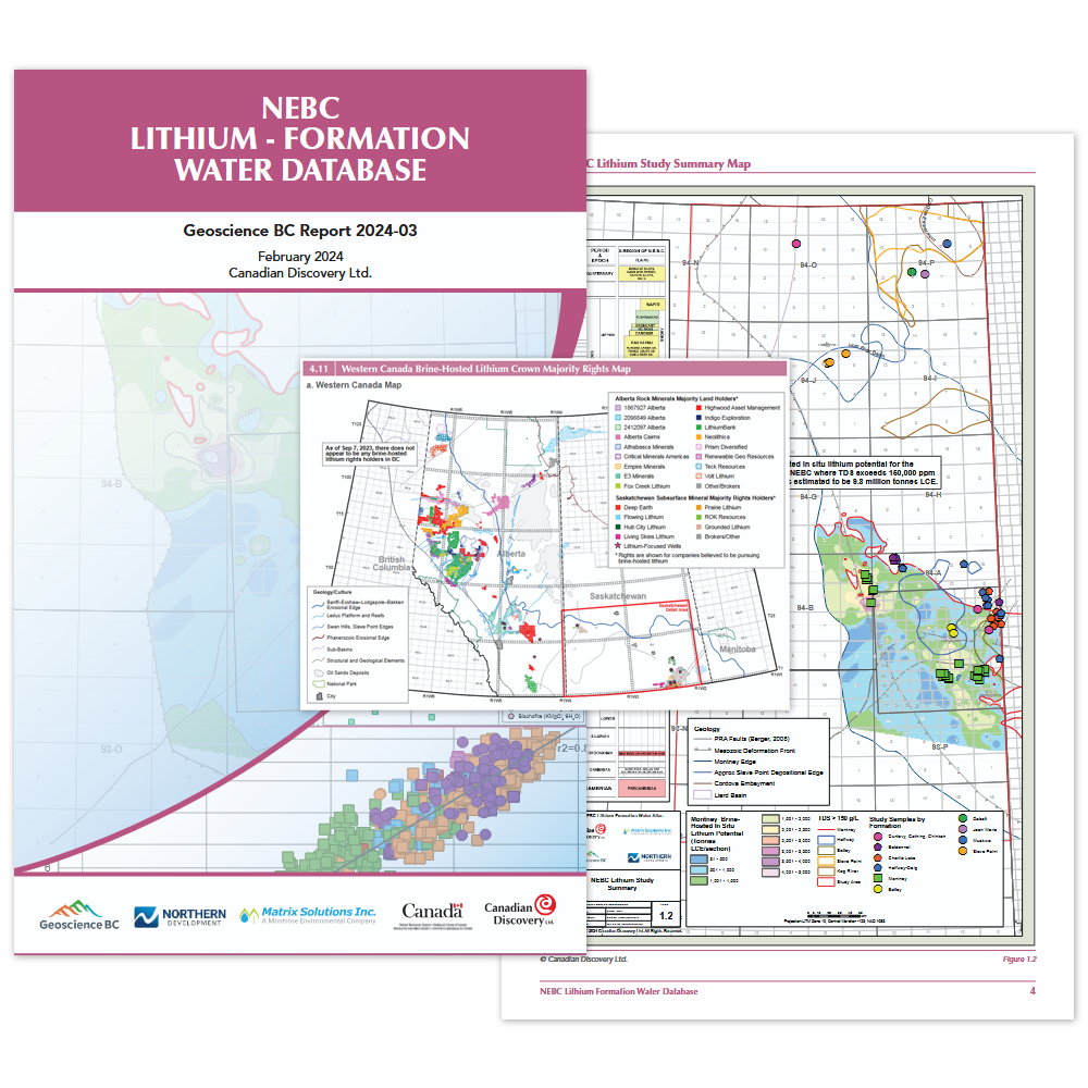 Northeast BC Lithium Formation Water Database