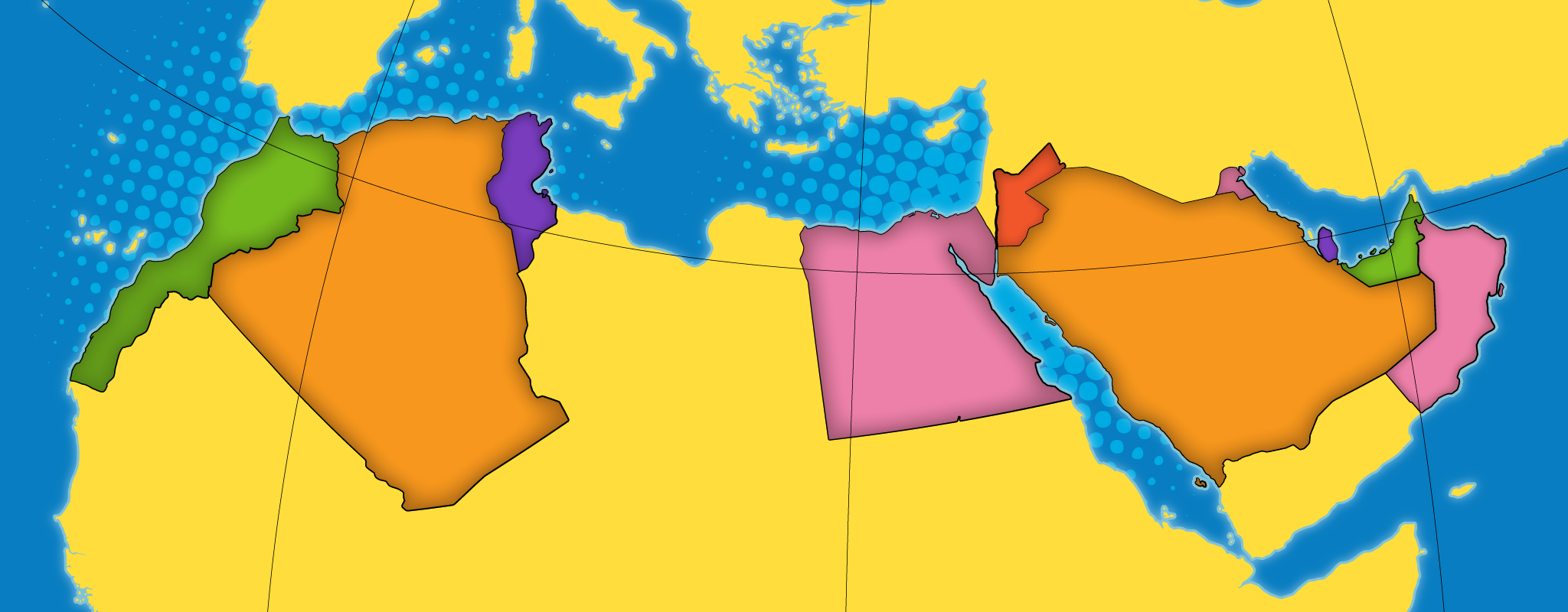 MENA map