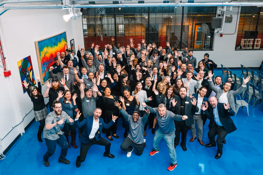 Fun Birgo team group photo