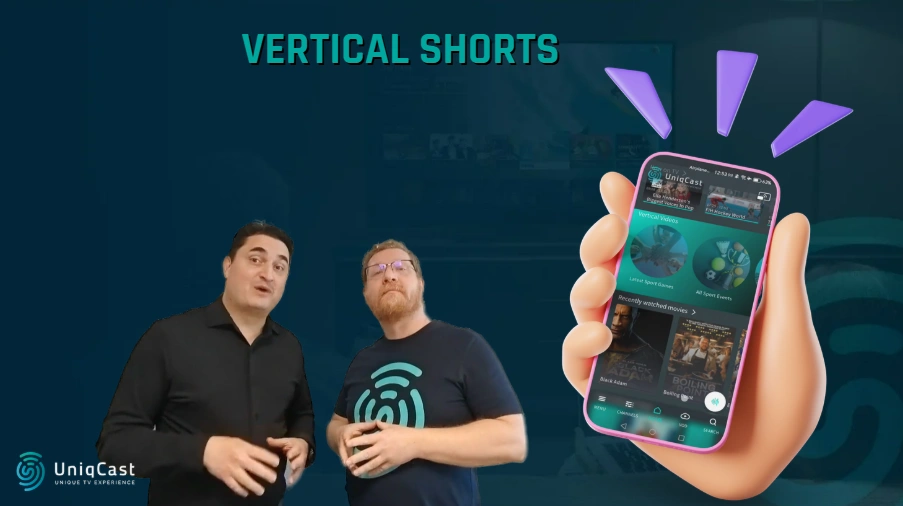Check out our latest uCast Shorts episode where Ivan Biljan and Domagoj Bartolic talk advantages of vertical shorts in OTT apps