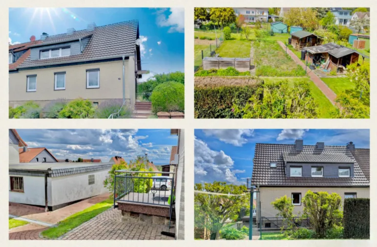 Individuelles Zweifamilienhaus mit großem Grundstück und Garage in bester Lage von Schauenburg-Elg.