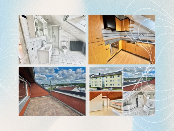 Behagliche Dachgeschosswohnung mit sonniger Loggia in harmonischer Wohnlage von Fuldabrück-Bergshausen