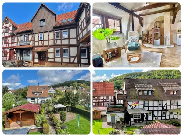Ein echtes Liebhaberobjekt! Stilvoll modernisiertes Wohn- u. Geschäftshaus in Helsa