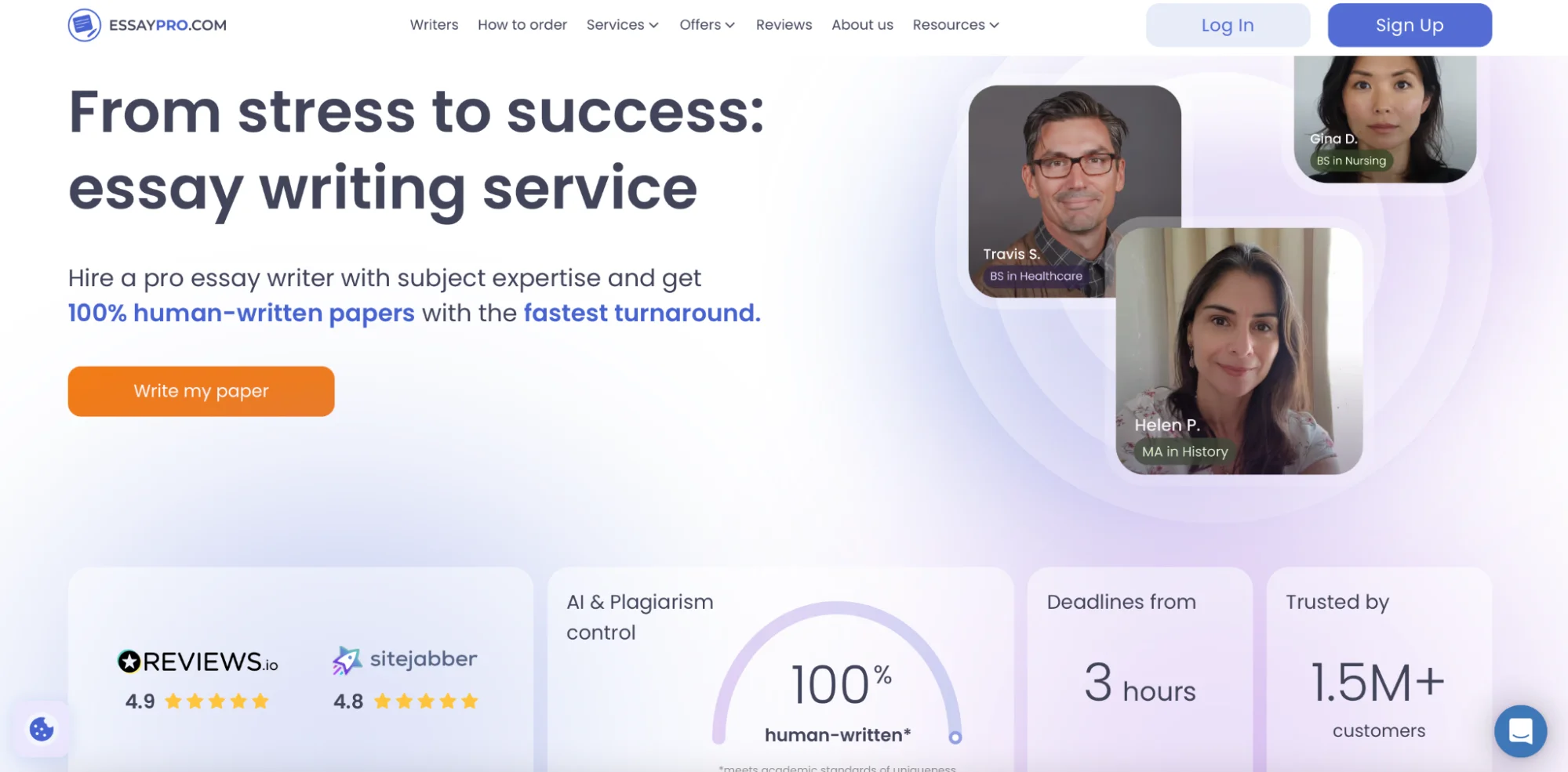EssayPro Resume Writing Service