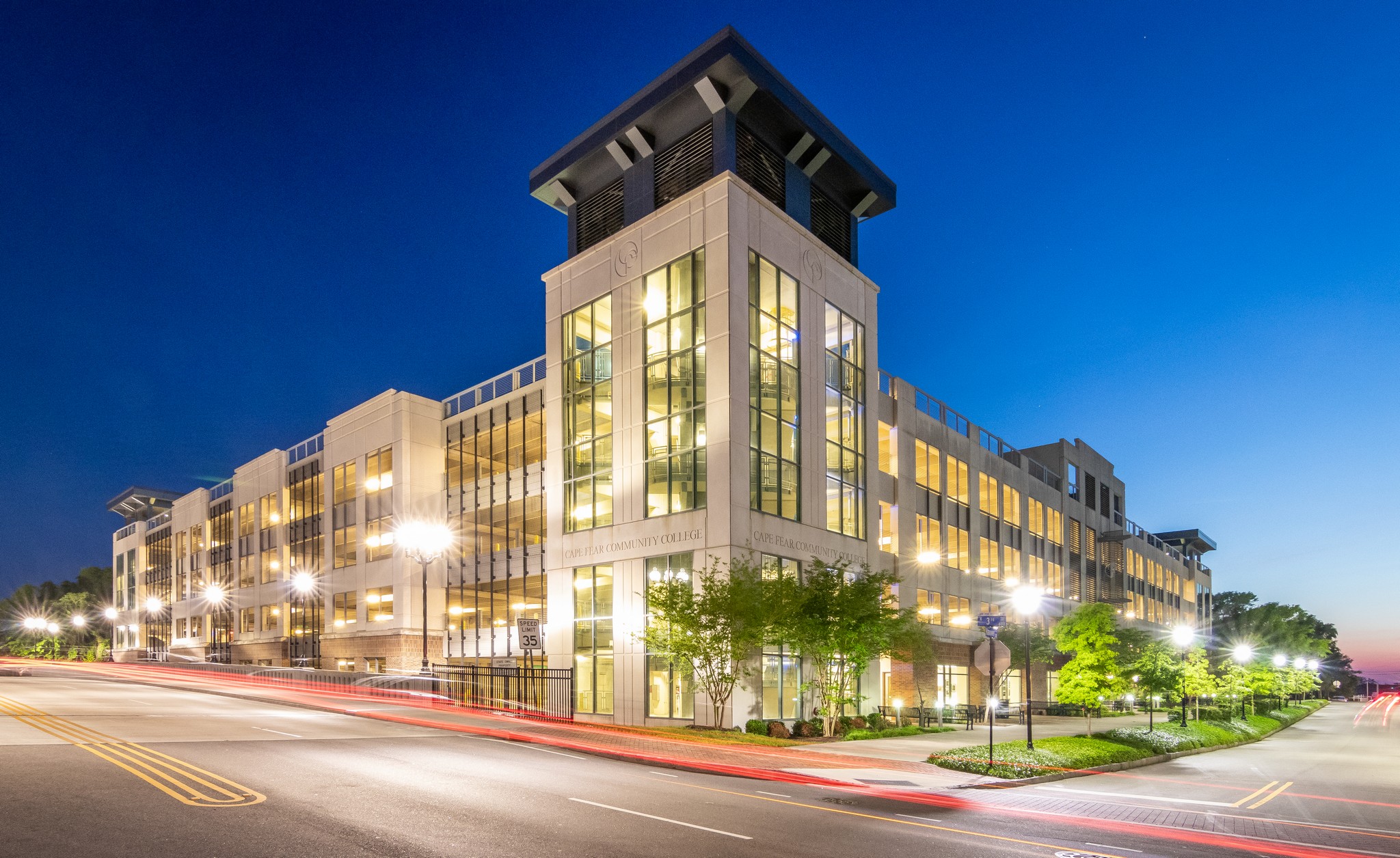 Cape Fear Community College Parking Deck