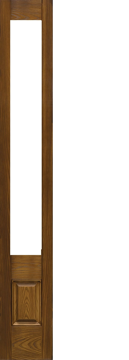 8'0" Fiberglass 2-Panel Oak Textured Sidelite (OAK2R)