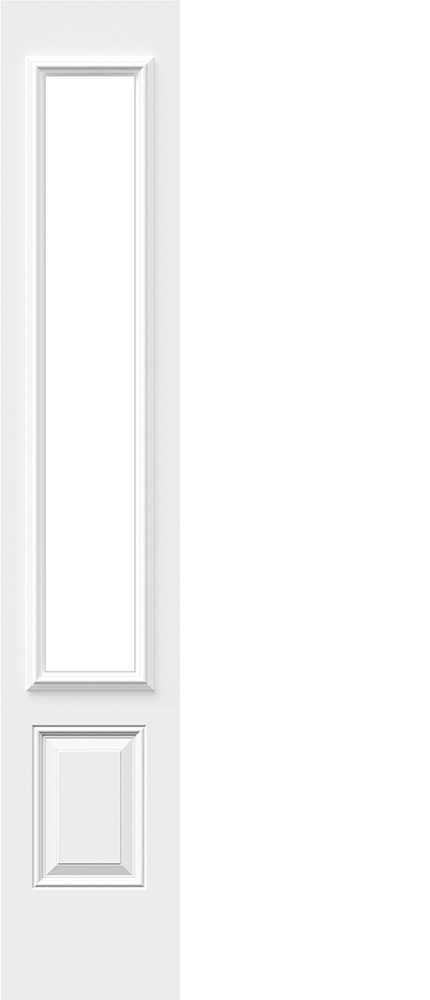 Novatech-3 Panel Scroll Top- 6'8" Steel Insulated Shaker