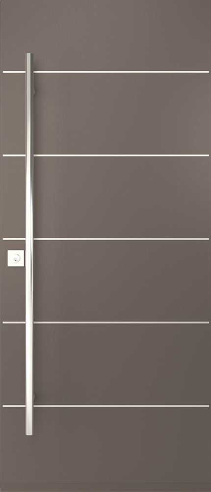 Novatech Uno 2 Accents - 6'8" Steel Insulated Contemporary