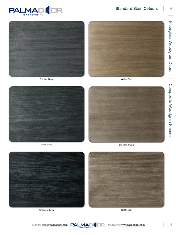 Standard Stain Colours