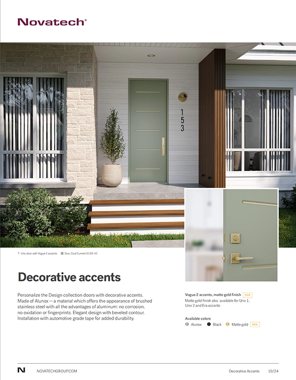 Decorative Accents - Matte Gold
