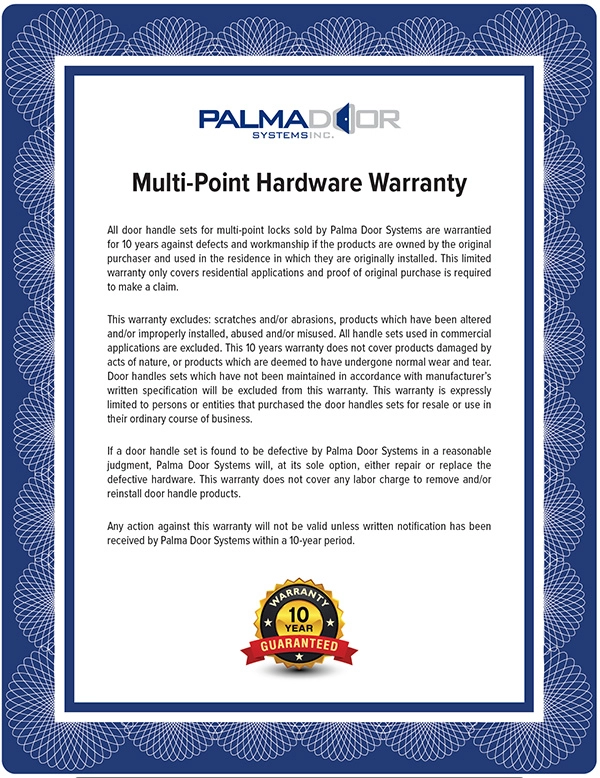 Multi-Point Hardware Warranty