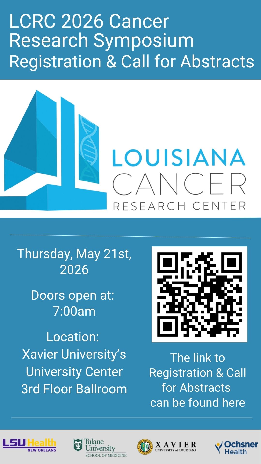 2026 LCRC Cancer Research Symposium 