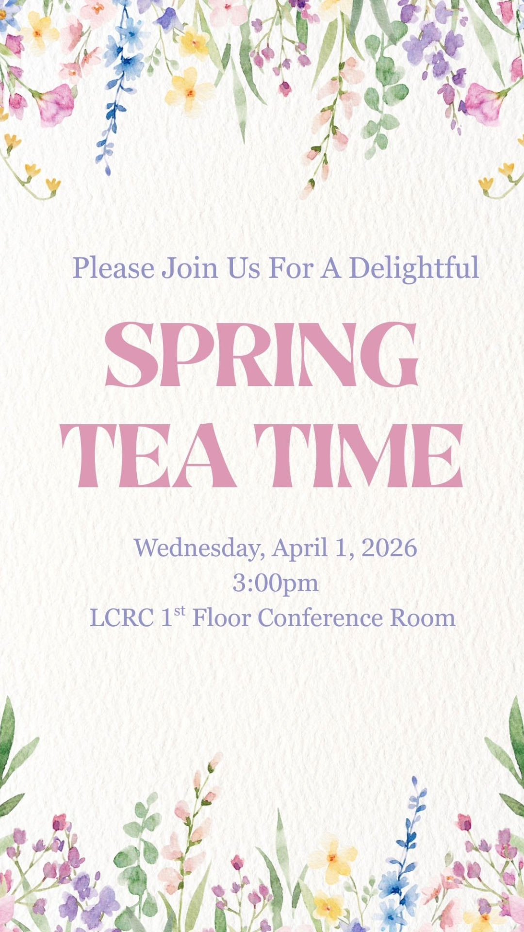 Spring Tea Time