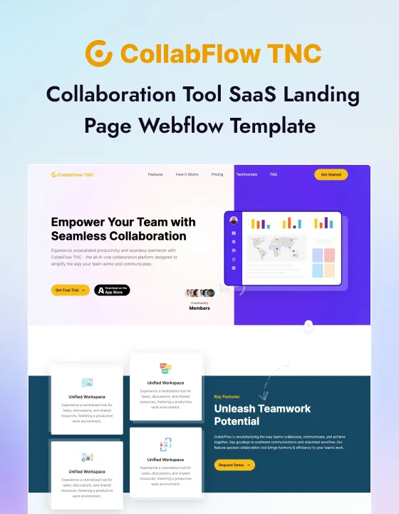 CollabFlow TNC Landing Page