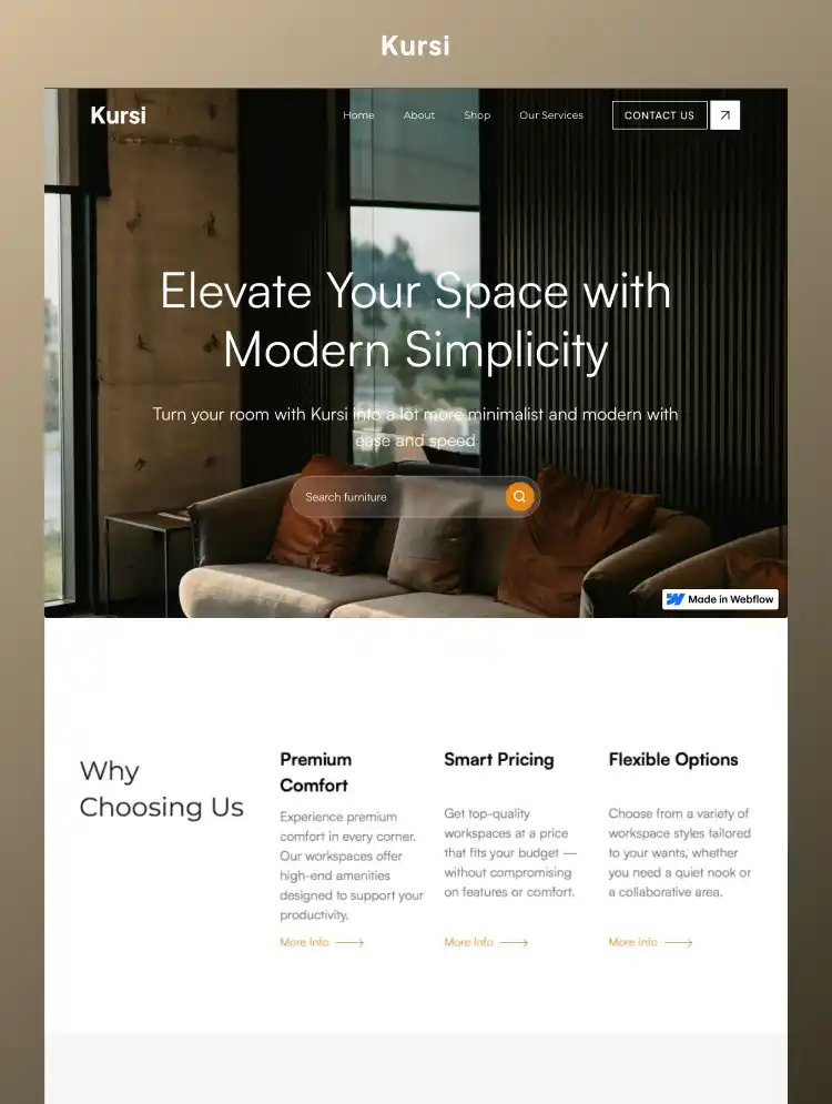Kursi by Zakia UI/UX