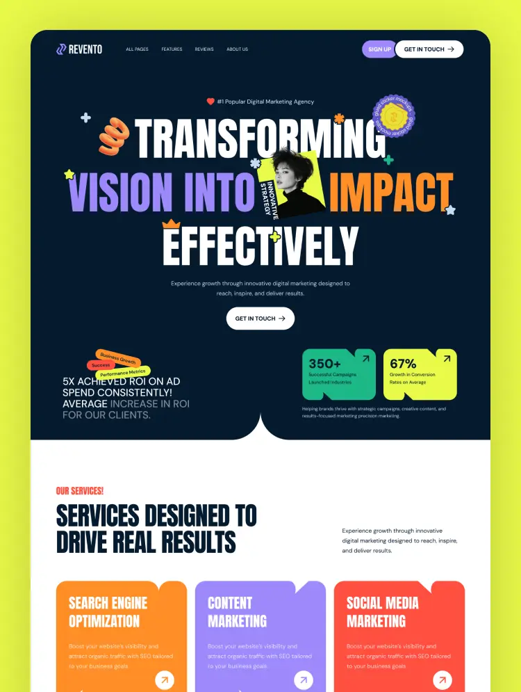 Reveento by TemplateFlow