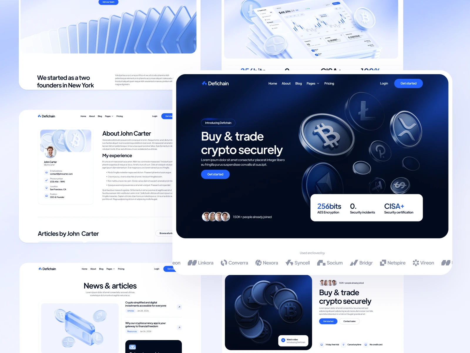 Cryptocurrency Webflow Theme