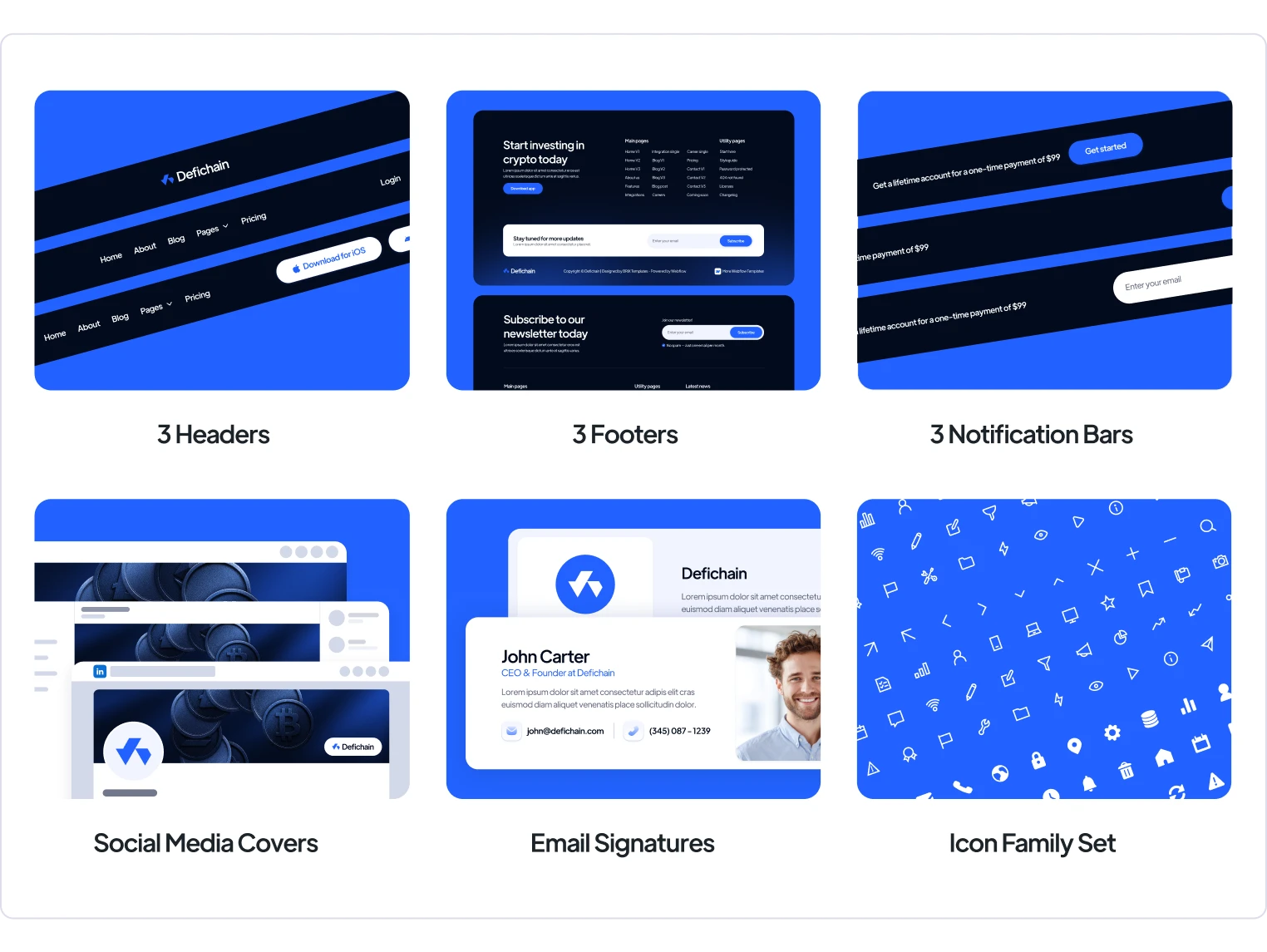 Defichain - Crypto Webflow Template Benefits