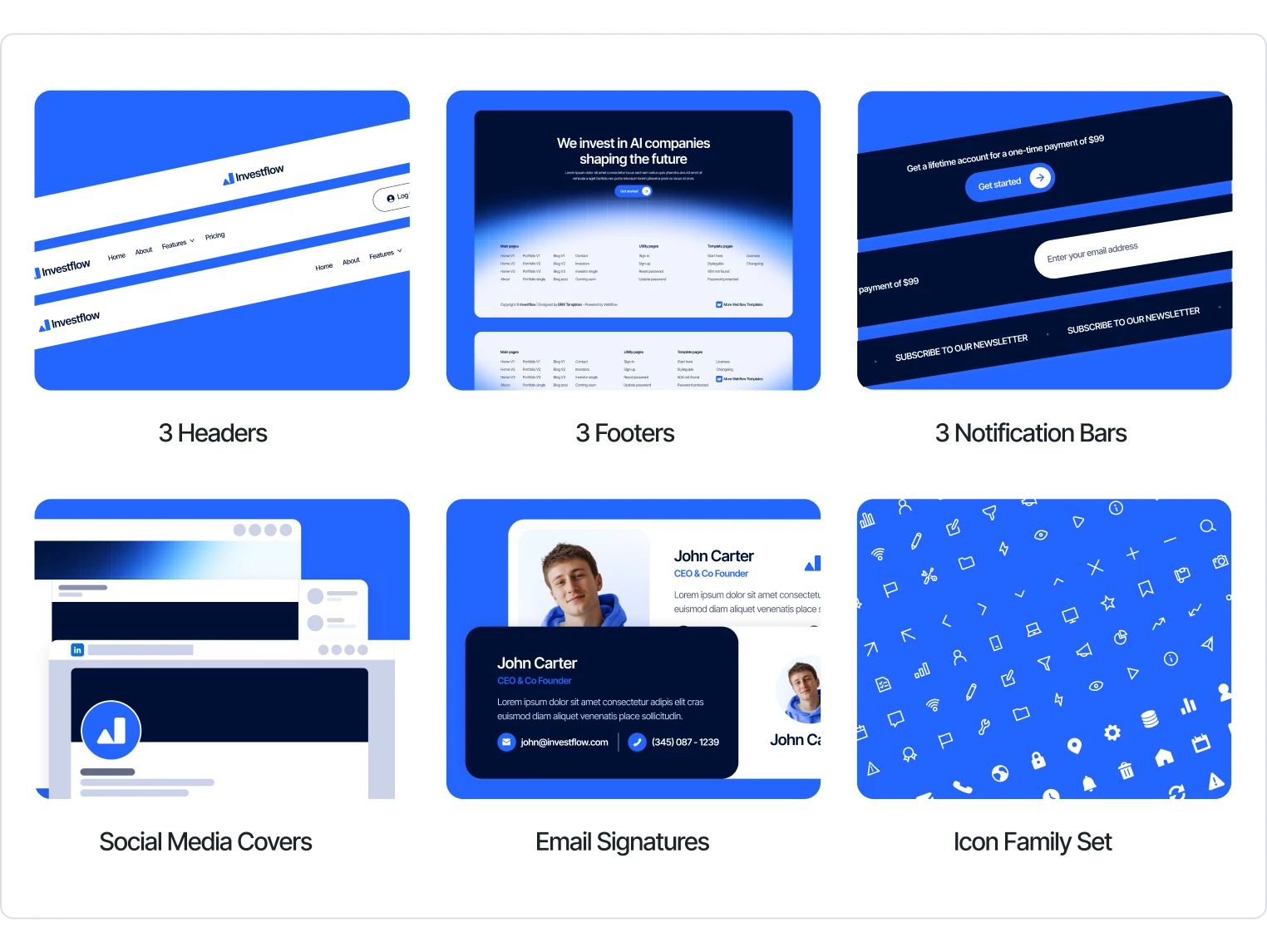 Investflow - Investment Firm Webflow Template Benefits