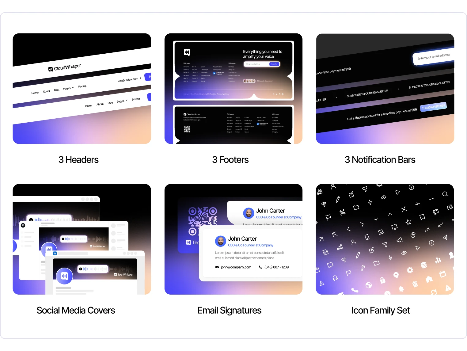 Cloudwhisper - Generative AI Webflow Template Benefits