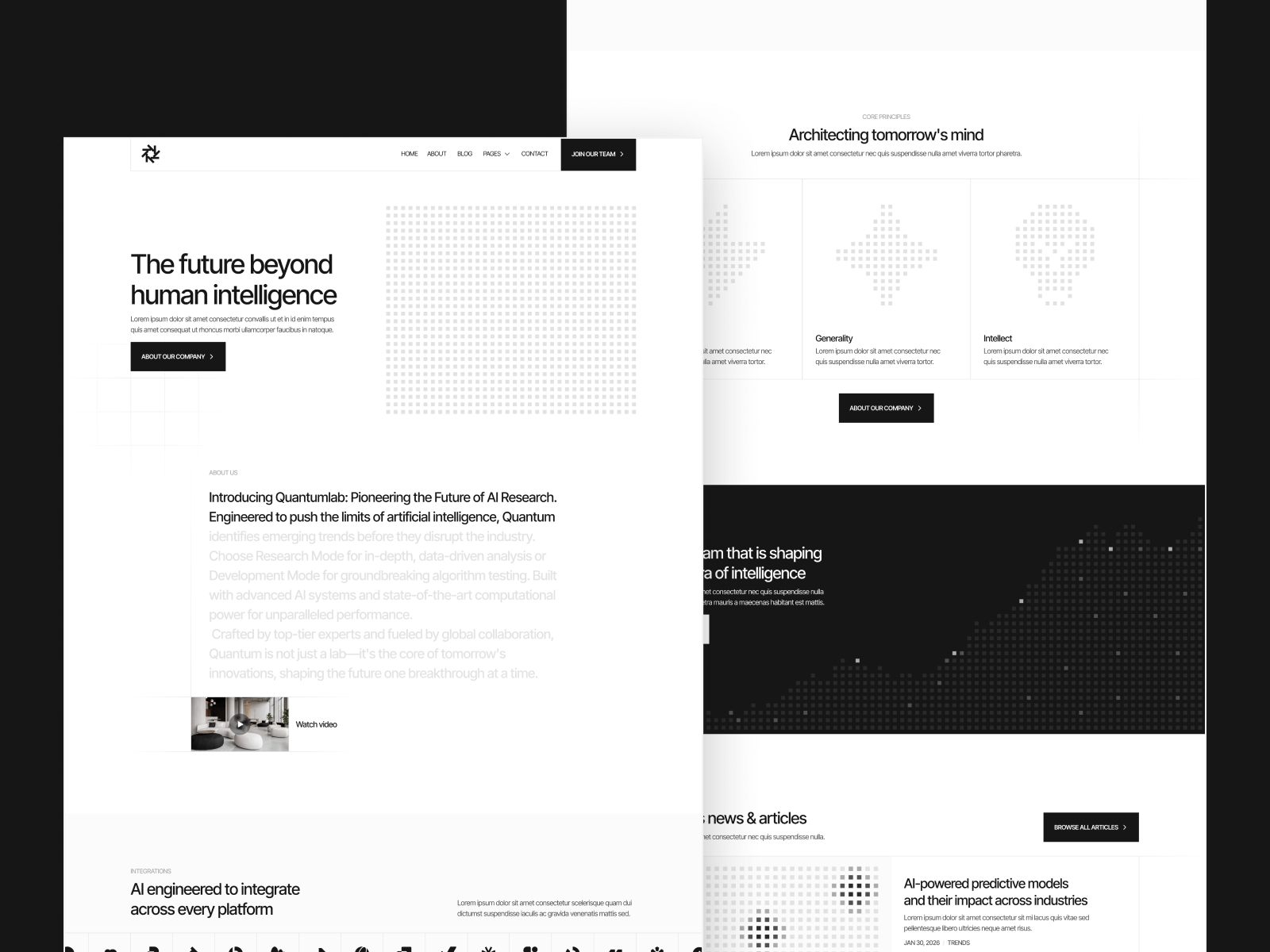 AI Startup Webflow Template