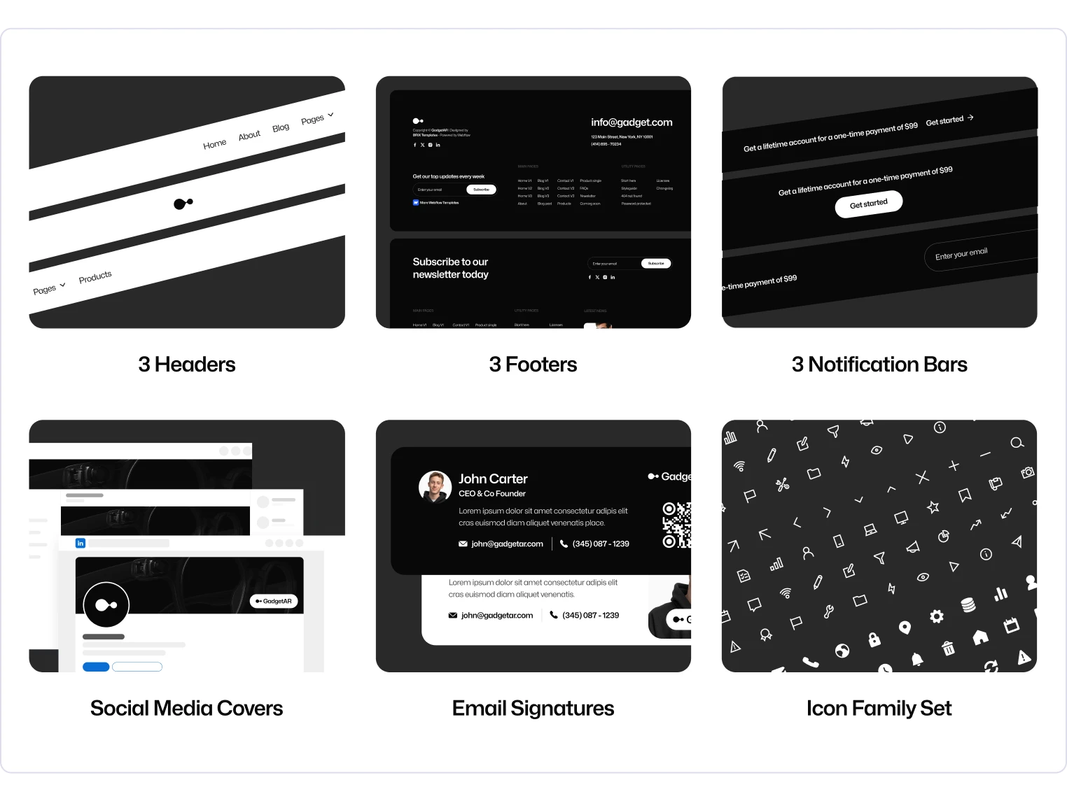 GadgetAR - AI Gadget Webflow Template Benefits