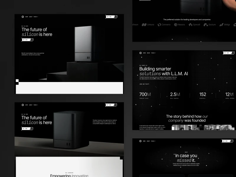 LLM AI Webflow Theme