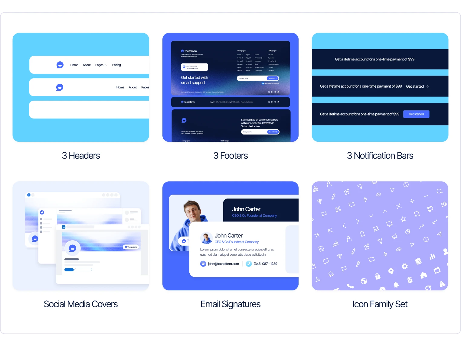 LaunchHub - AI Support Platform Webflow Template Benefits