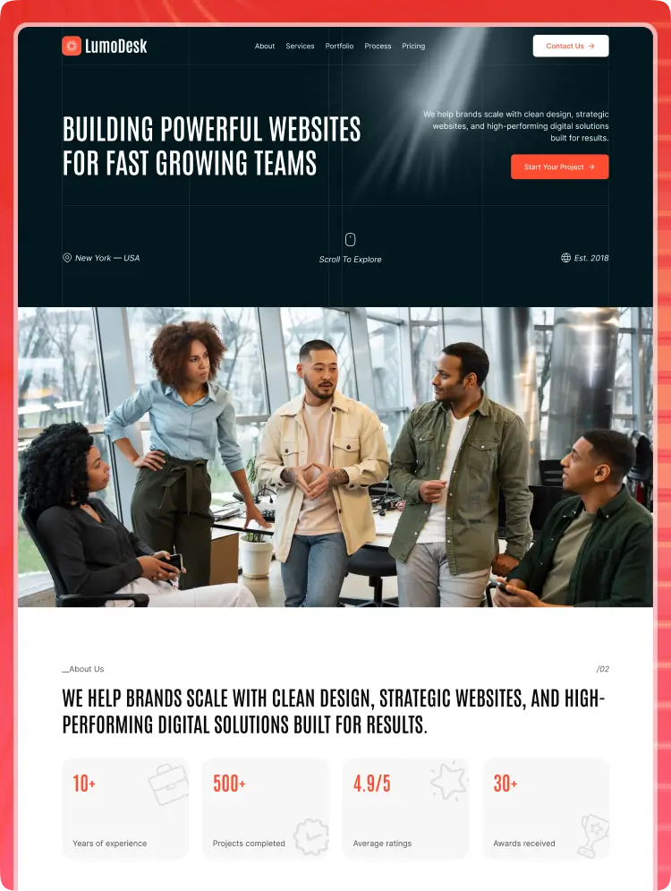 Lumodesk by Ovious.studio