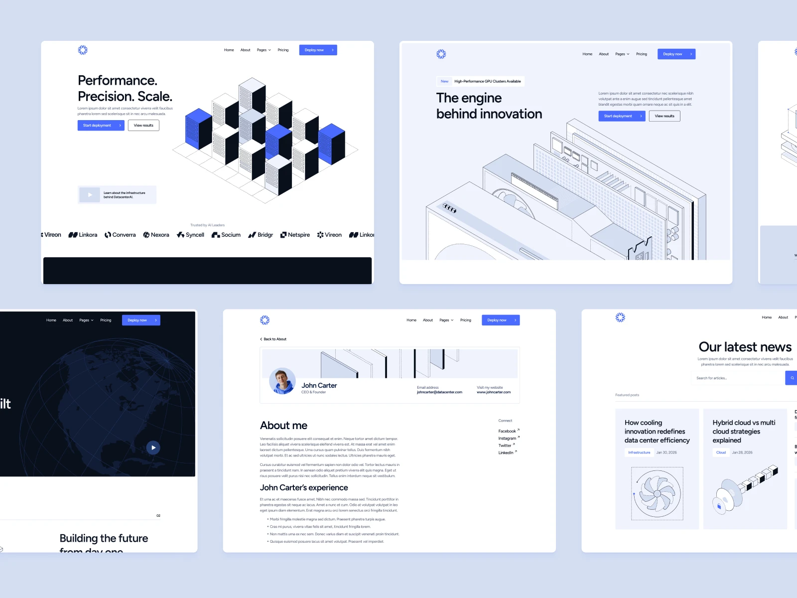 Data Center Webflow Theme