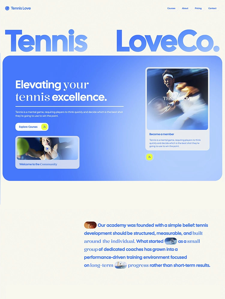Tennis Love