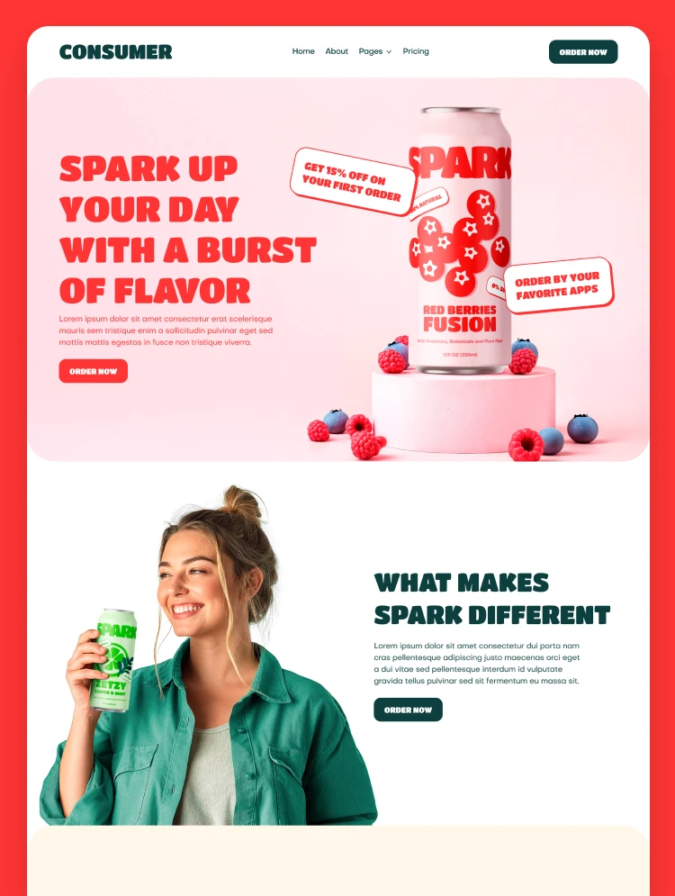 Consumer by BRIX Templates