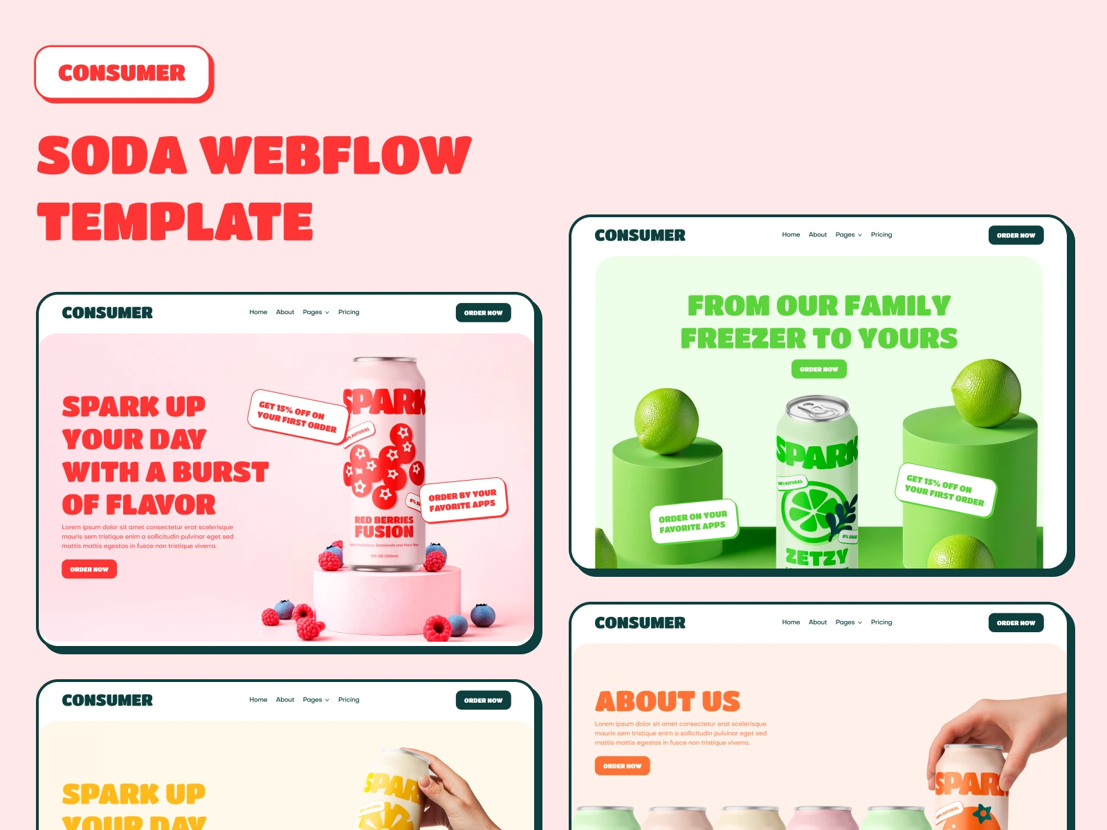 Consumer Products Webflow Template