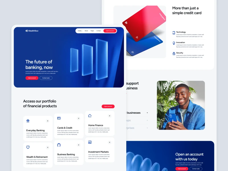Investment Banking Webflow Template
